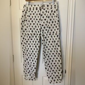 Anthropologie Fleurette Corduroy Pants 8